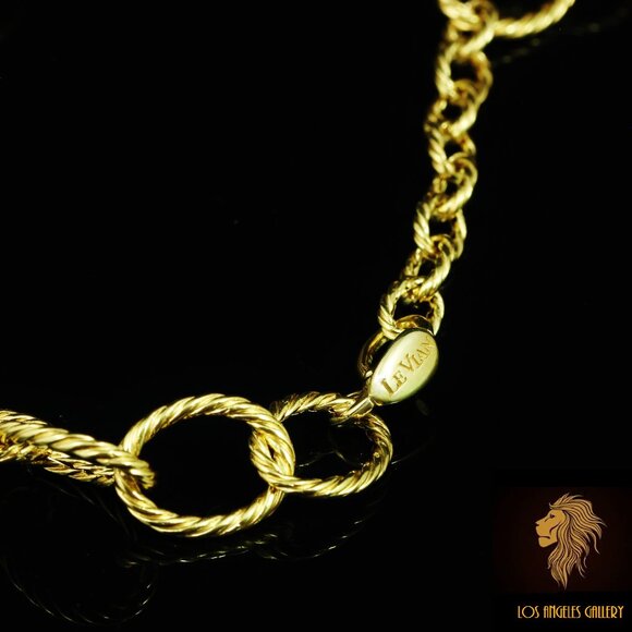 $4950 / NEW / RARE LIMITED EDITION Levian Logo Necklace / 14K - Picture 8 of 11